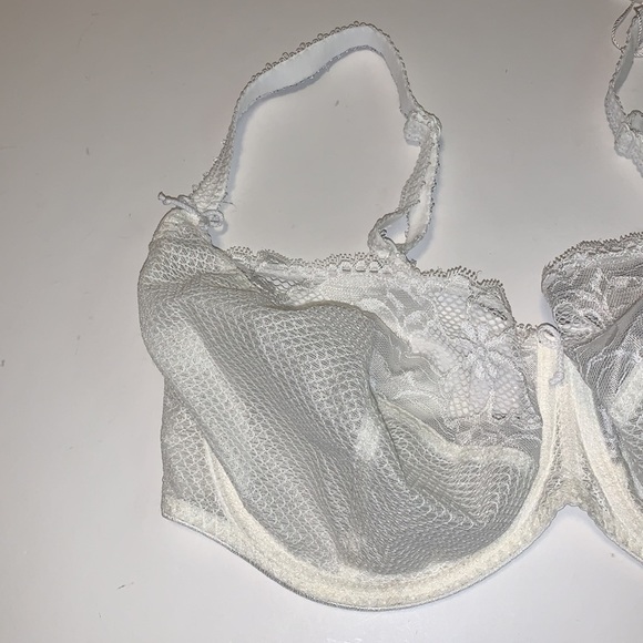 🆕 Freya “Millie” White Mesh Lace Bra - Women’s Size 40E / E40 - Picture 4 of 8